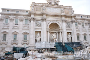 The Trevi Fountain is one of the most famous fountains in the world