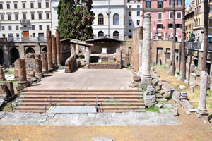 Temple A (to Juturna) is in Largo di Torre Argentina