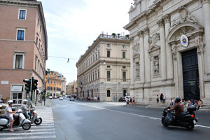 The street of Corso Vittorio Emanuele II
