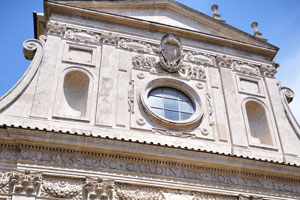 The facade of Santa Caterina dei Funari