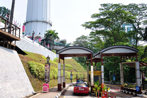 It is the exit from KL Tower
