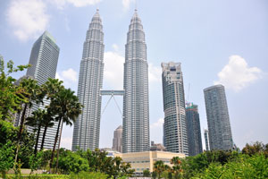 KLCC park has been designed to provide greenery to Petronas Twin Towers and the areas surrounding it