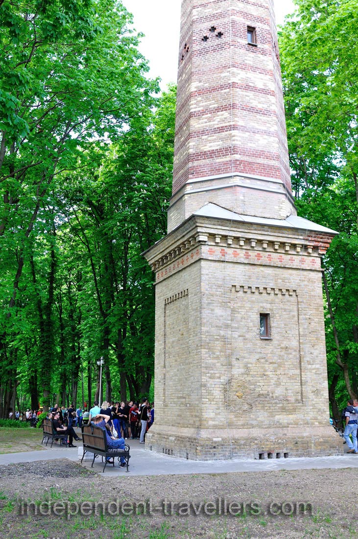 The base of the park tower