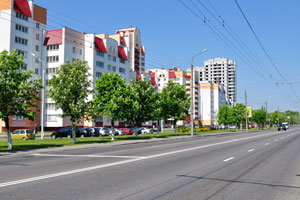 The street of Sovetskaya