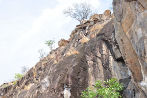 Rock Paintings in Savuti Hills is near Savuti channel