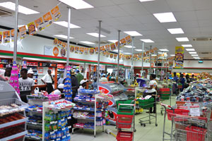 Choppies Supermarket cash registers