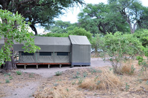 A safari tent
