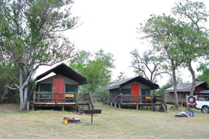 Tented Camps “Hyena”, “Kudu” and “Hippo” are located in Third Bridge Campground