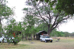 Tented Camp “Lion” is located in Third Bridge Campground