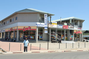 The Okavango Pharmacy hospital is located in Main