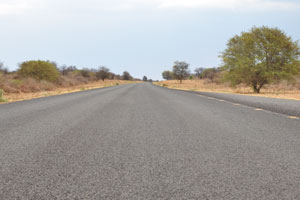 A3 road is paved with asphalt