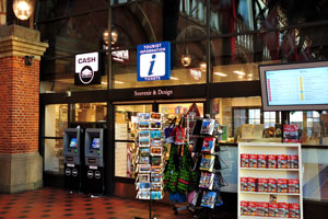 The tourist information office is located inside Copenhagen Central Station