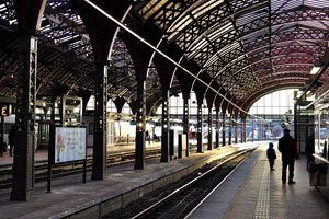These are the platforms of the station
