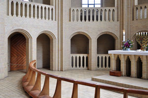 This is the left side of the church's sanctuary