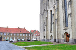 This the southern outer wall of Grundtvig's Church