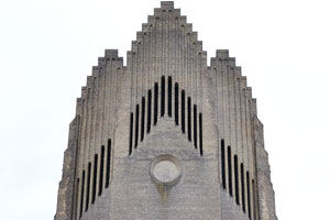 This is the facade of Grundtvig's Church