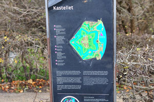 The map of Kastellet