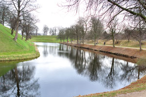 This moat is surrounding Kastellet star fortress