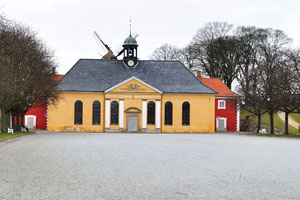 The Church at the Citadel was built in 1704 in heavy Baroque style during the reign of King Frederik IV