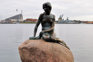 The Little Mermaid statue is a Copenhagen icon and has been a major tourist attraction since 1913