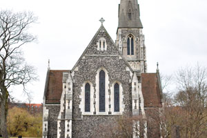 St. Alban's Church is dedicated to Saint Alban, the first martyr of Great Britain