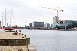 Copenhagen's harbour is in the area of the Danish headquarters of Nordea bank