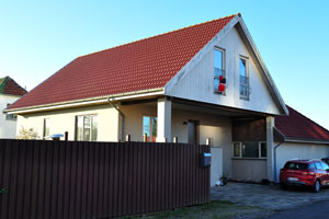 This is the house where we stayed while we were in Copenhagen, Byvænget 1A
