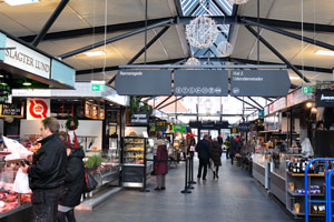 This is the interior of Torvehallerne food market