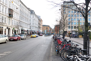 Frederiksborggade street