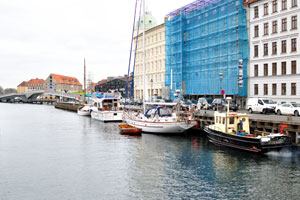 Nyhavn is a 17th-century waterfront, canal and entertainment district