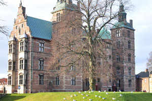 This is the rear side of Rosenborg Castle