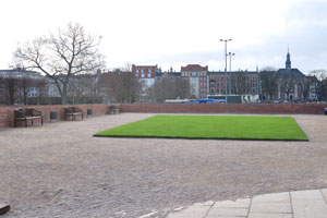 One of the squares adjacent to Rosenborg Castle