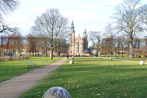 A view of Rosenborg Castle from Rosenborg Castle Gardens