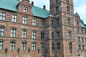 This is the south-western view of Rosenborg Castle