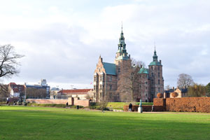 This is the eastern view of Rosenborg Castle