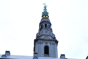 The Christiansborg Palace is a palace and government building on the islet of Slotsholmen