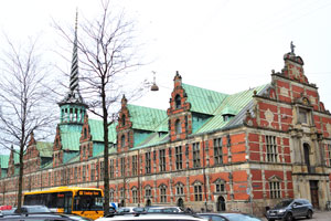 Børsen is a 17th-century stock exchange in the center of Copenhagen