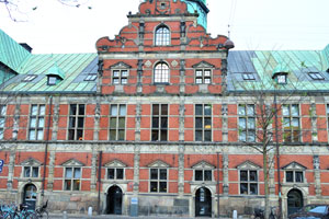 The facade of the building of Børsen