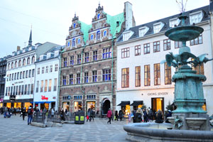 Royal Copenhagen flagship store and Georg Jensen jeweler