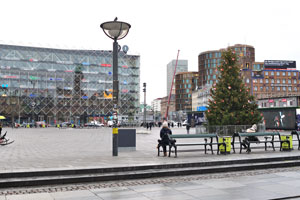 City Hall Square is a public square in the centre of Copenhagen, located in front of the Copenhagen City Hall