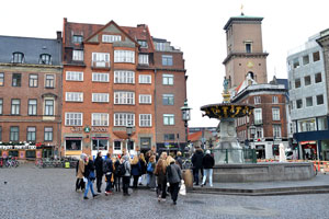 The Caritas Well is the oldest fountain in Copenhagen, it was built in 1608 by Christian IV