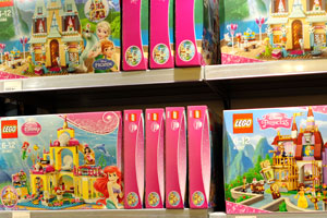 Lego Disney Princess series is available in Lego toy store