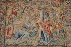 This is one of the tapestries in Kronborg castle