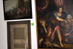 The painting of “Judith beheading Holofernes” is located in Kronborg castle