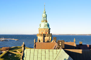 This is one of the small towers of Kronborg castle