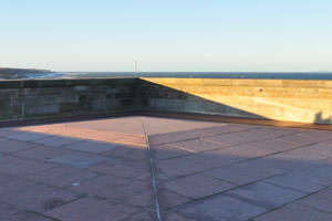 The most top point of Kronborg castle is an awesome observation platform