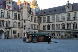 This is the courtyard of Kronborg castle
