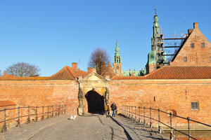 This is the south-western entrance to Frederiksborg Castle