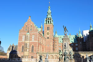 The Chapel Wing and belfry tower belongs to Frederiksborg Castle