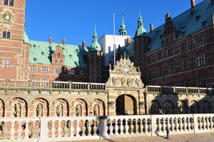 This is the central part of Frederiksborg Castle
